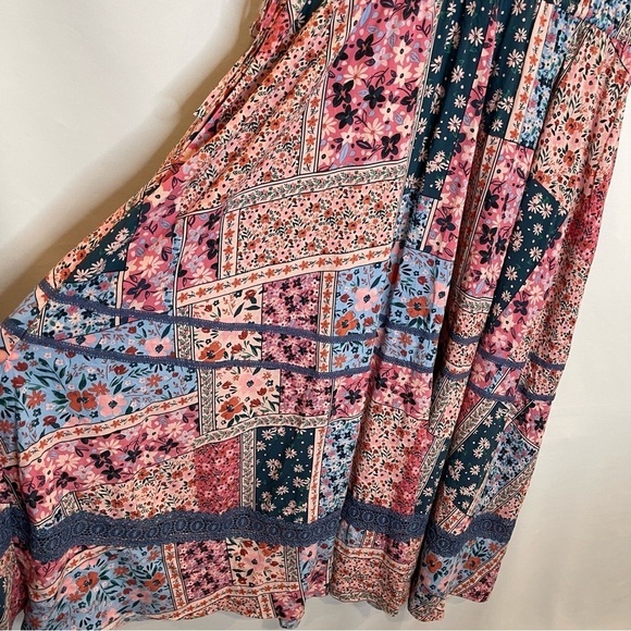 🔥 Matilda Jane NWT Boho Floral Maxi Dress XL - Picture 11 of 15